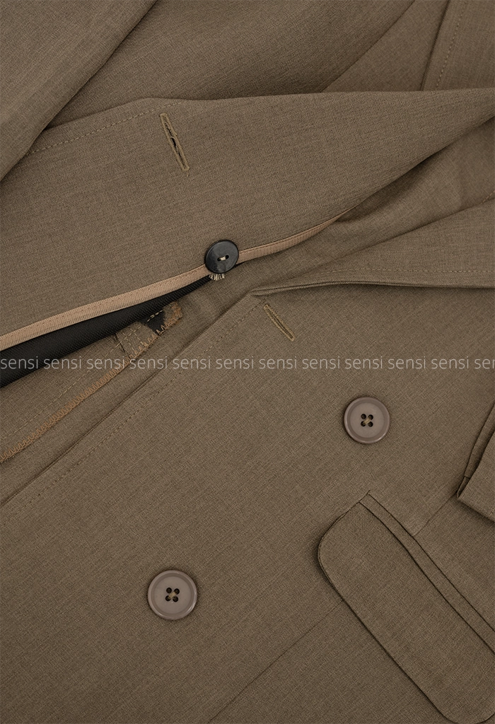 مانتو مانتو بلند یقه بلیزر @کد1005383